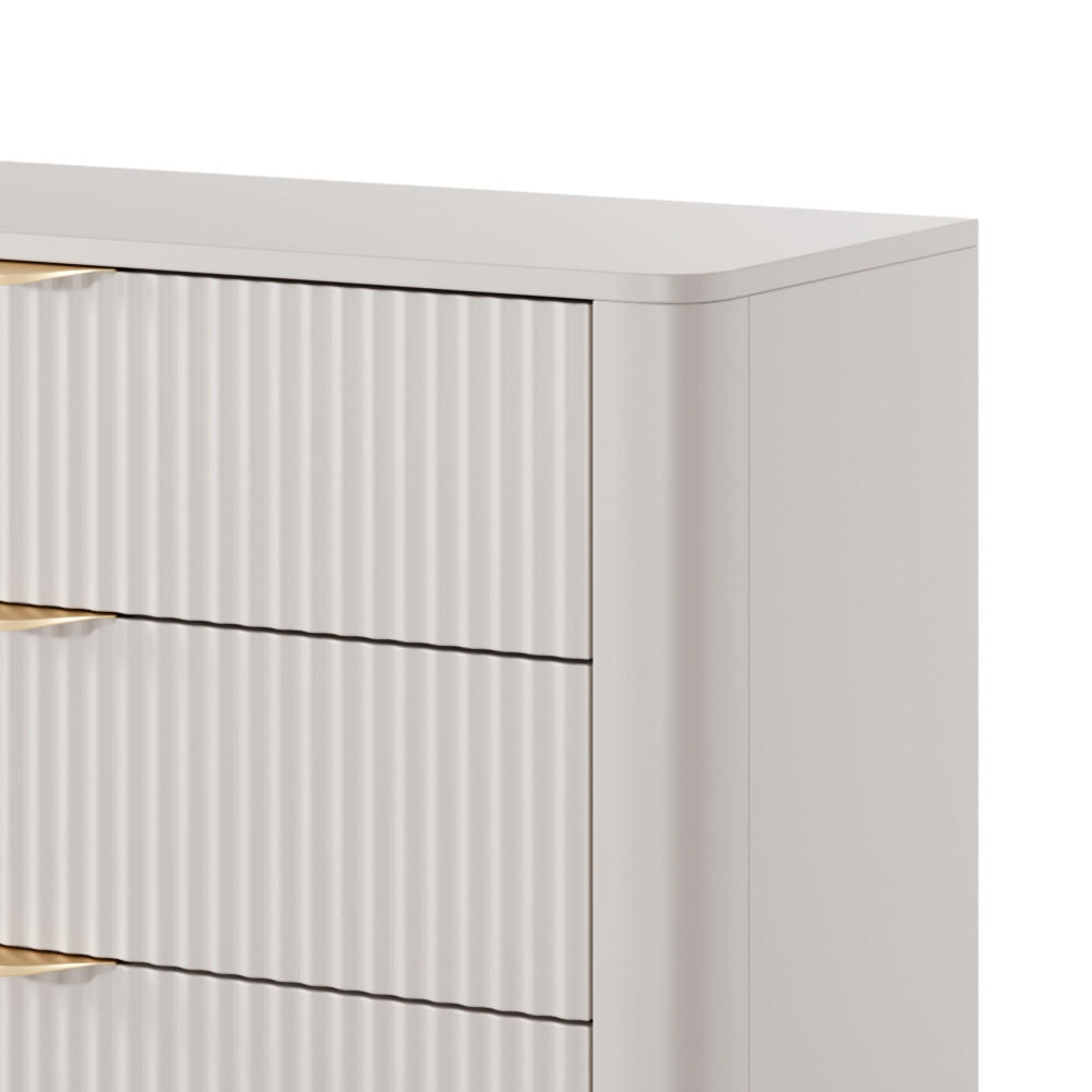 Thumbnail - Feldmann-Wohnen Schubladenkommode, Beige, Holz, 6 Schubladen, Rechteckig, 163x81x38 cm, Wohnzimmer, Kommoden & Sideboard...