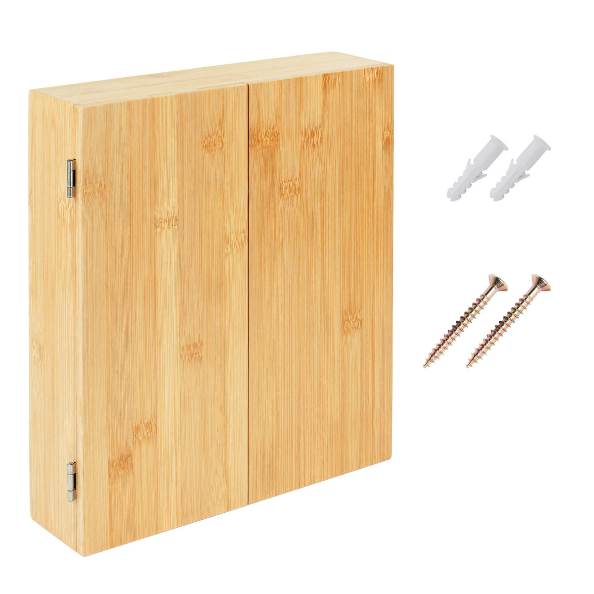 TEEBOX - Hellbraun, Holz/Metall (26.5/31/7cm) - Relaxdays