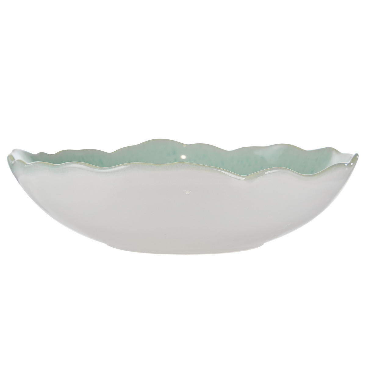 SCHALE Gaia - Mintgrün, Keramik (22/22/5cm) - Butlers