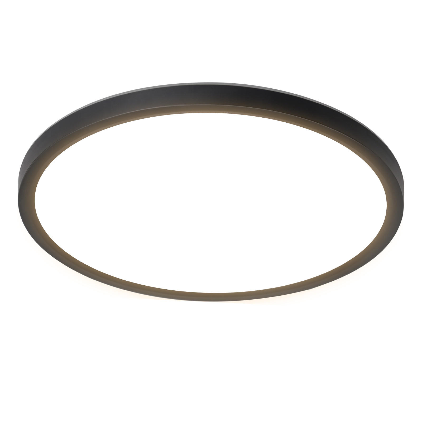 LED-DECKENLEUCHTE Malinowski 18/18/2.6 cm - Schwarz, Kunststoff (18/18/2.6cm) - Nettlife