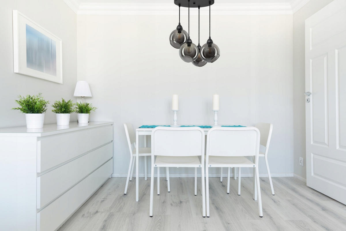 PENDELLEUCHTE Kogel - Transparent/Anthrazit, Glas/Metall (35/35/80cm) - kiki design