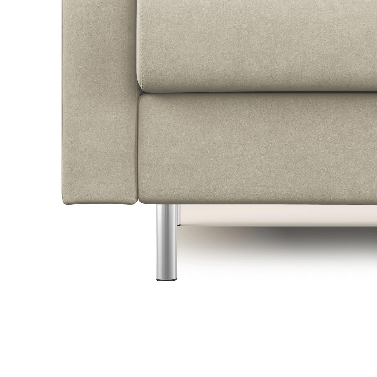 SCHLAFSOFA Megan - Creme, Textil (168/97/96cm) - Divani.store