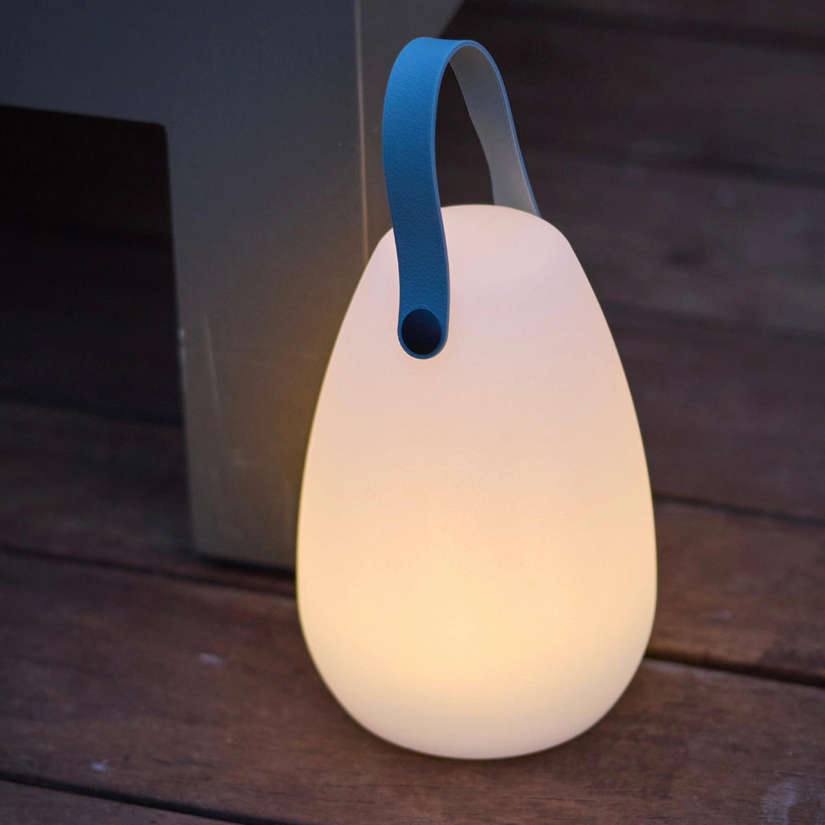 KABELLOSE tragbare Lampe LAURY weiß - Weiß, Kunststoff (14/14/20cm) - Lumisky