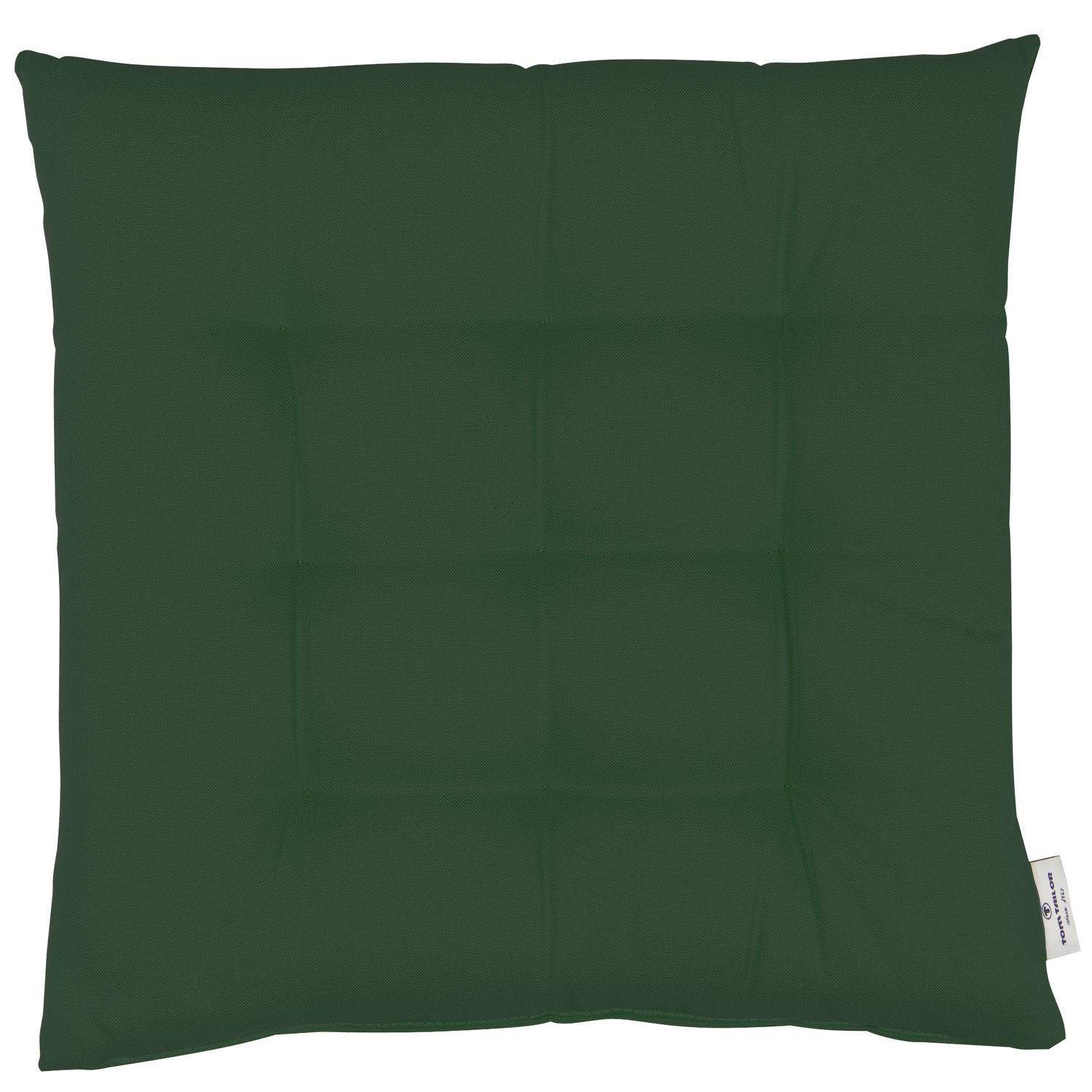 SITZKISSEN MIT 9 PUNKT-STEPPUNG DOVE - Ulmefarben, Textil (40/40/5cm) - Tom Tailor