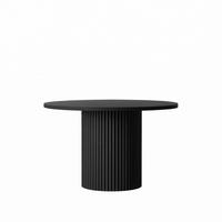 ESSTISCH Kira 180 x 100 x 76,8 cm Ovaler mit Ausziehfunktion, schwarz - Schwarz, Metall (100/180/75cm) - Margaret Hadas24