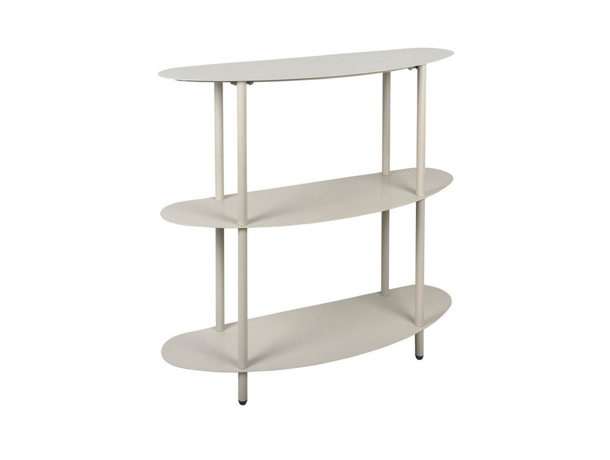 BEISTELLTISCH Riqueza - Grau - 90/28/82 cm - Grau, Metall (90/28/82cm) - Leitmotiv