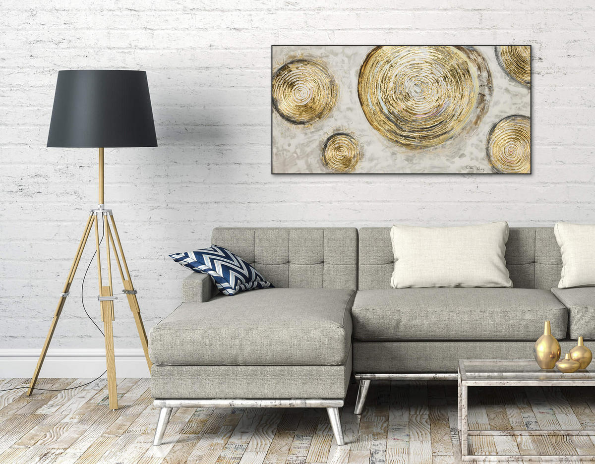 OLEJOMAĽBA 120/60 cm, Zvieratá - hnedá, drevo/textil (120/60cm) - KUNSTLOFT