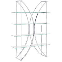 RAFT cu 4 niveluri metal 175 cm argintiu Hollow - argintiu, metal (120/175/34cm) - Beliani