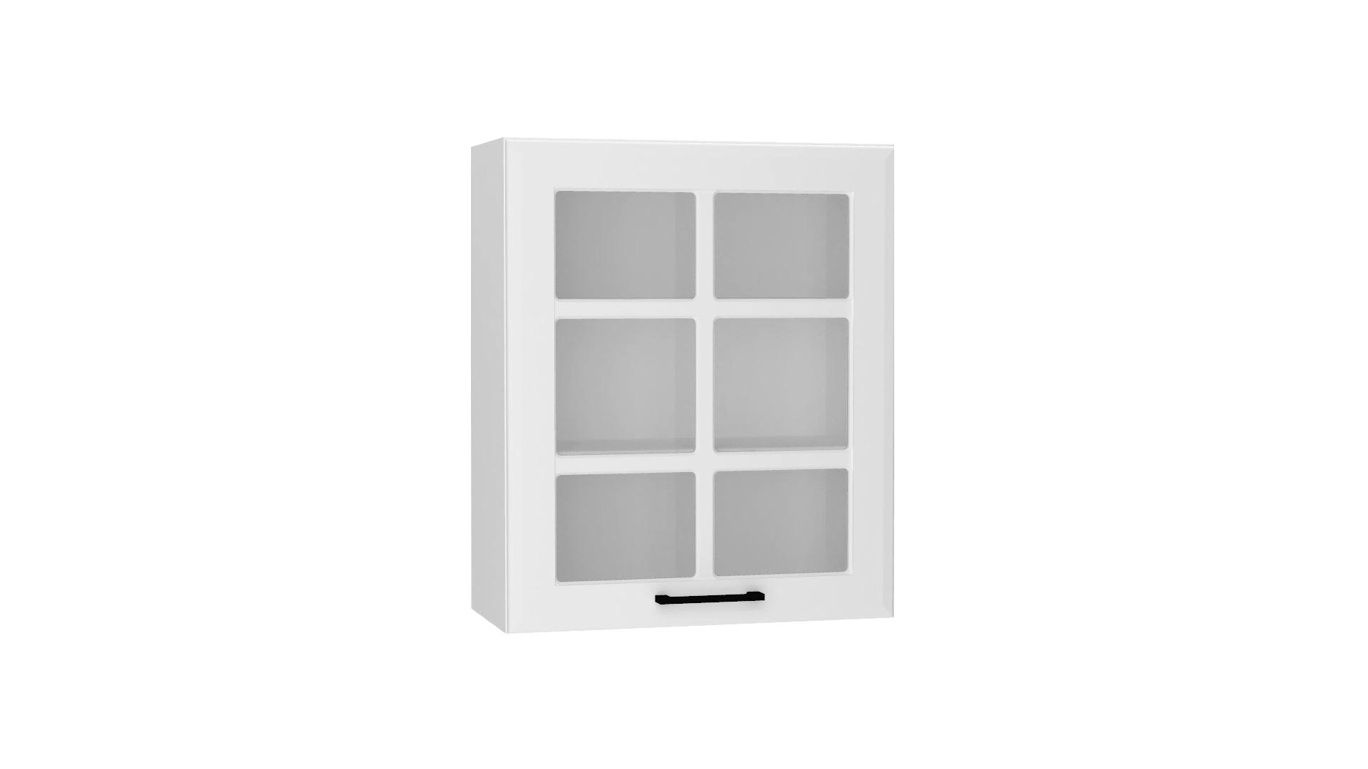 GLASHÄNGESCHRANK WS60 P/L – ARVION – Moderne Küchen Ästhetik – Weiß / Matt - Weiß, Glas/Holzwerkstoff (60/72/30cm) - ROYAL24_MARKT
