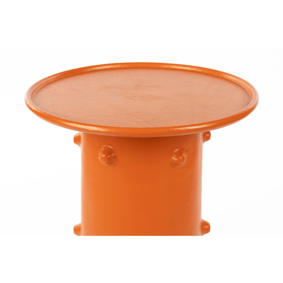 BEISTELLTISCH Pinch Me Rond 33 cm Oranje - Orange, Metall (33/33/55cm) - Bold Moneky