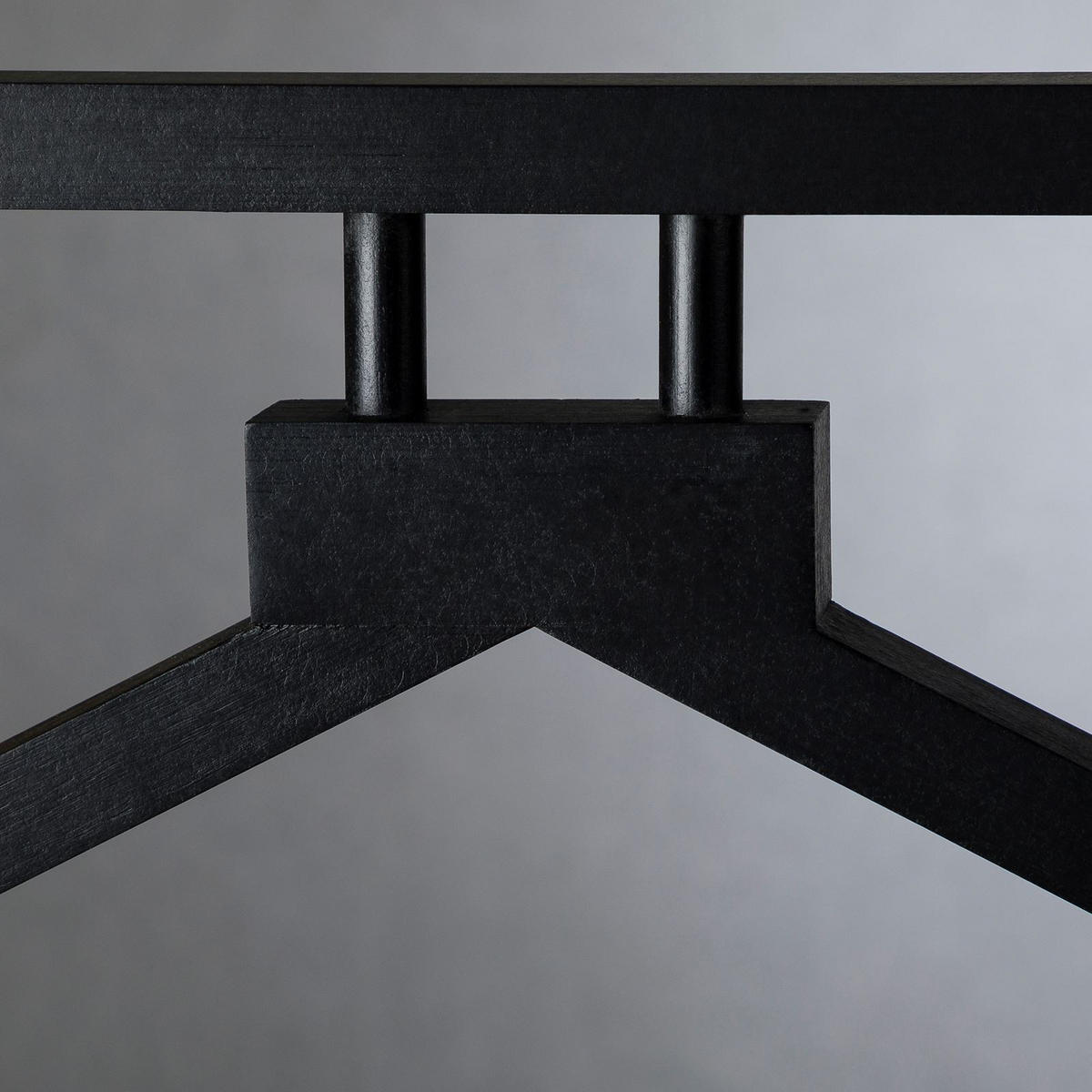 HERRENDIENER KANNA - Schwarz, Holz (49/109/40cm) - IDIMEX