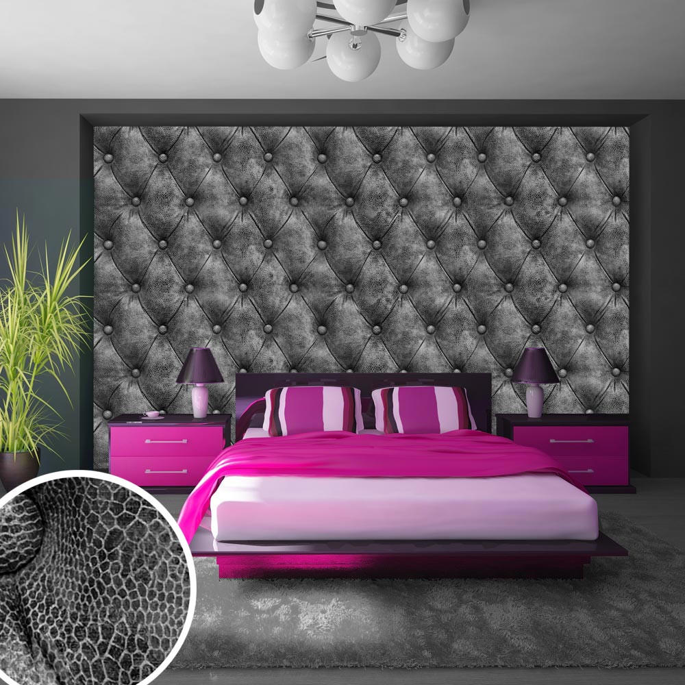 VLIESTAPETE Schwarz 150/105 cm - Schwarz/Grau, Textil (150/1cm) - KUNSTLOFT