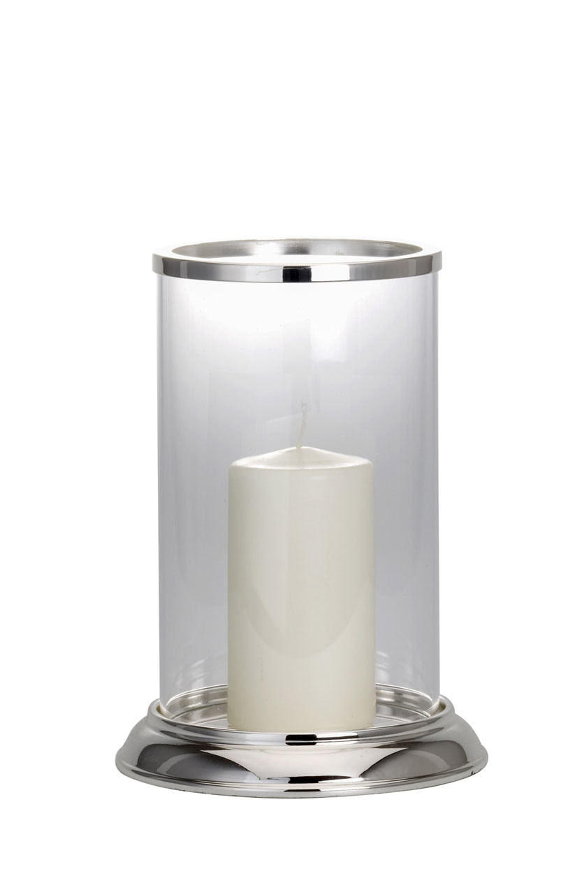 Hermann Bauer jun. Kollektion GmbH Windlicht Silber 20x28x28 cm