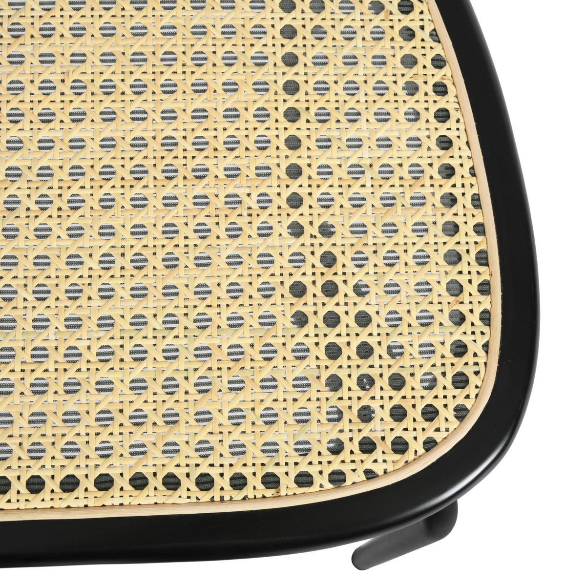 STUHL-SET 2 Stück Schwarz - Beige/Schwarz, Metall (44/86/53cm) - Urban Meuble