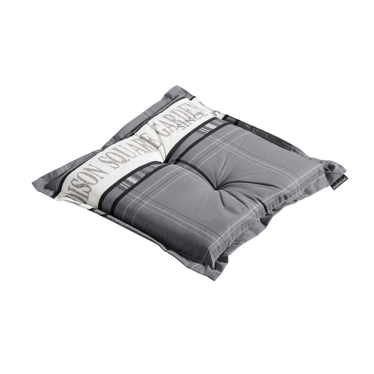 SITZKISSEN Madison 50/50 cm 4er-Set - Grau, Textil (50/5/50cm) - Madison