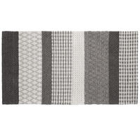 KURZFLOR-TEPPICH Akkaya 150/80 cm - Grau, Textil (80/150cm) - Beliani