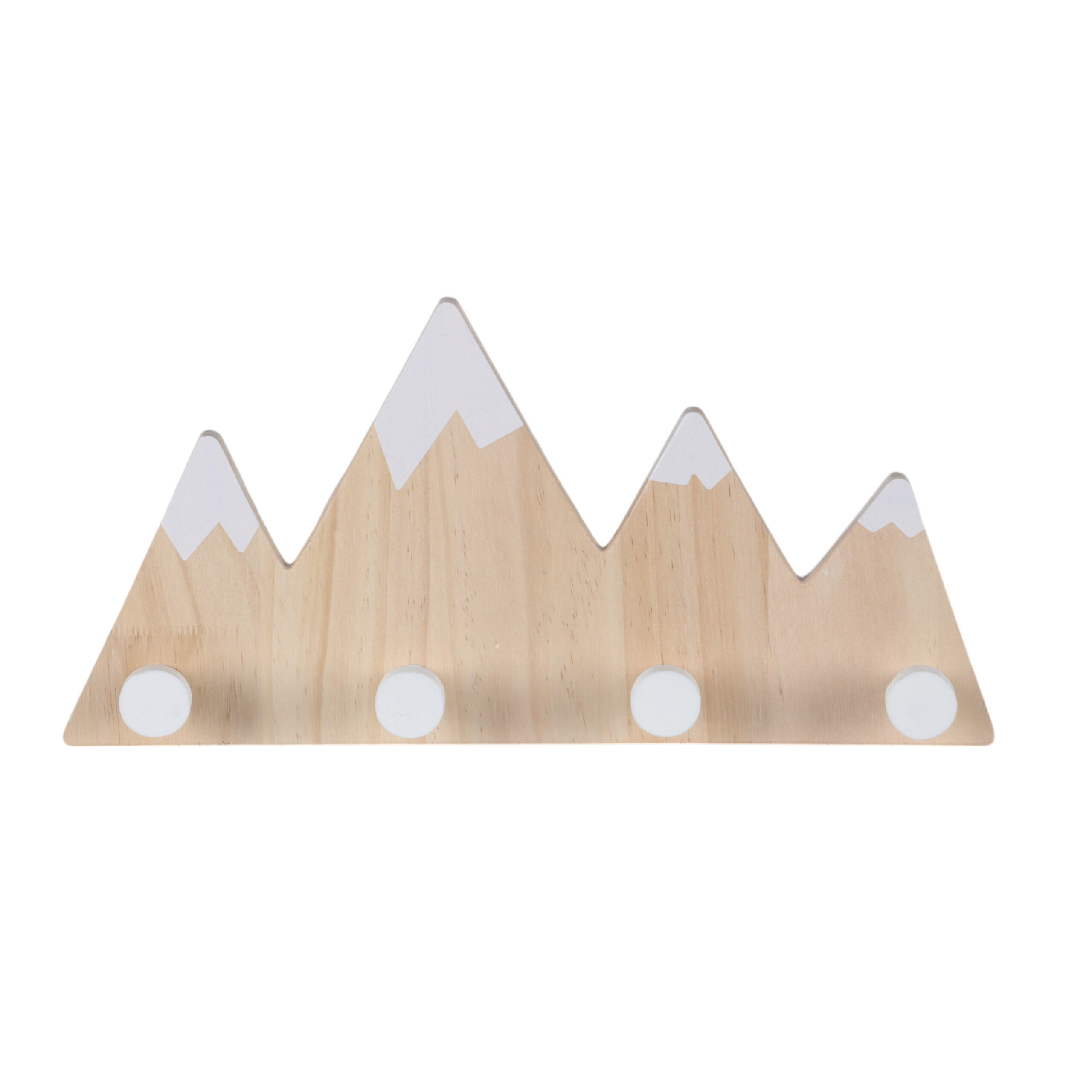 Relaxdays Kindergarderobe Hellbraun 34.5x17x5 cm