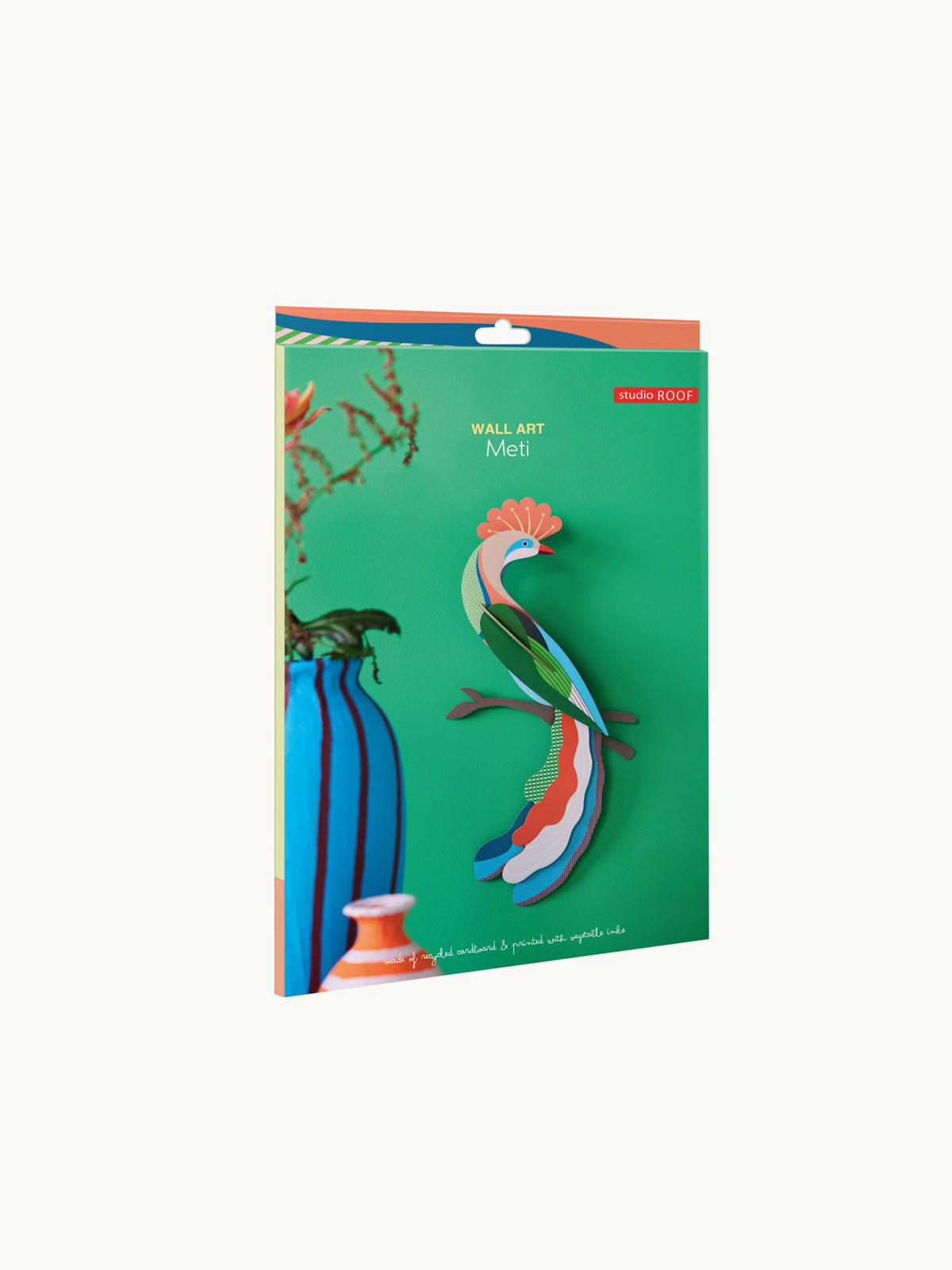 WANDDEKO Regenbogen-Majestät 5/16.5 cm - Multicolor, Wellpappe (5/16.5/34cm) - KUNSTLOFT