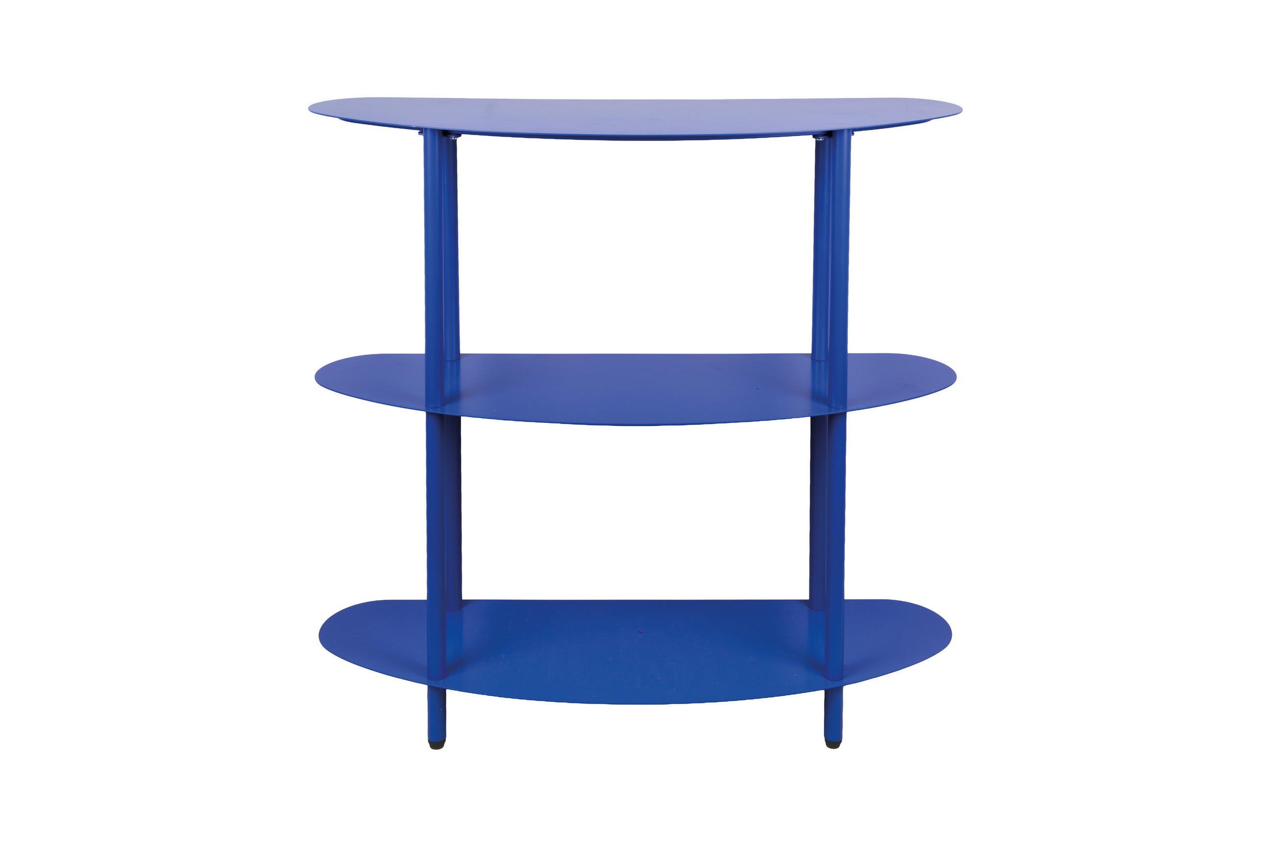 BEISTELLTISCH Cool Retro - Blau - 90/28/82 cm - Blau, Metall (90/28/82cm) - Leitmotiv