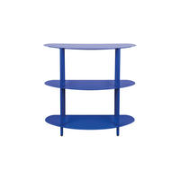 BEISTELLTISCH Cool Retro - Blau - 90/28/82 cm - Blau, Metall (90/28/82cm) - Leitmotiv