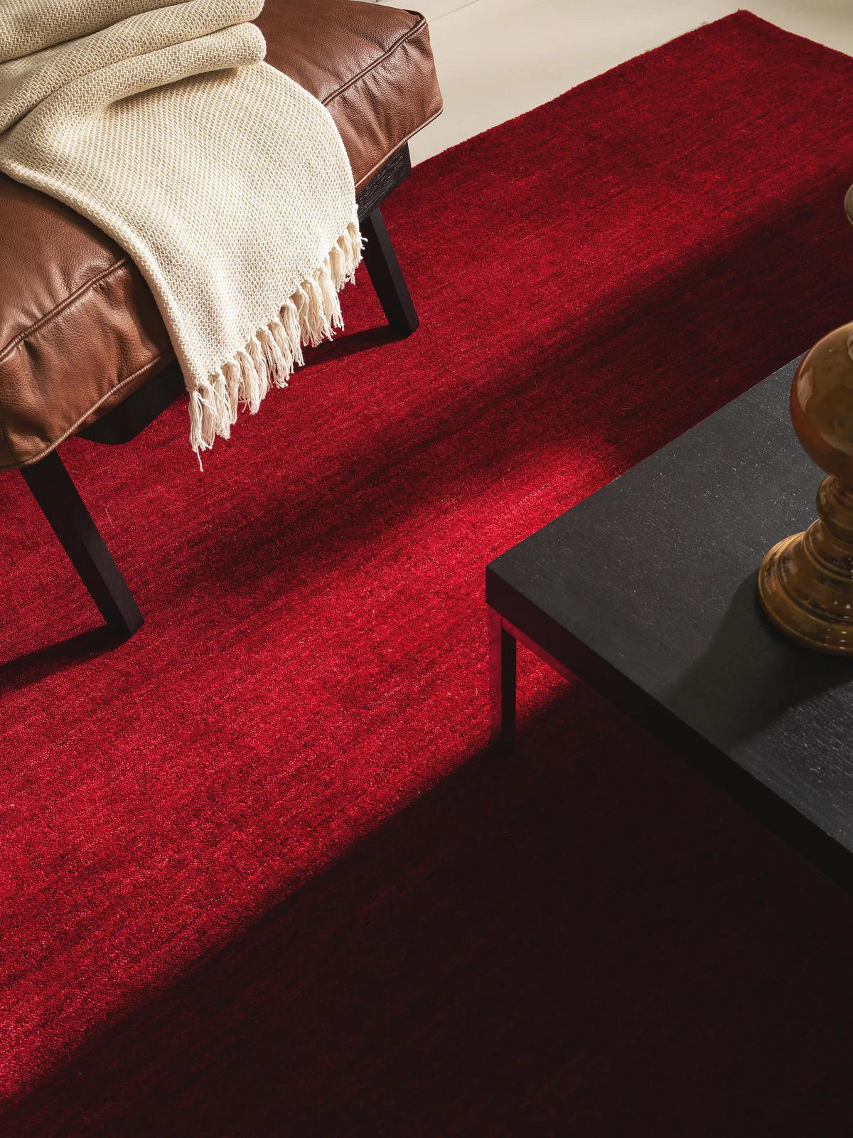 WOLLTEPPICH Jamal Rot 160x230 cm - Rot, Textil (160/230cm) - benuta Nest