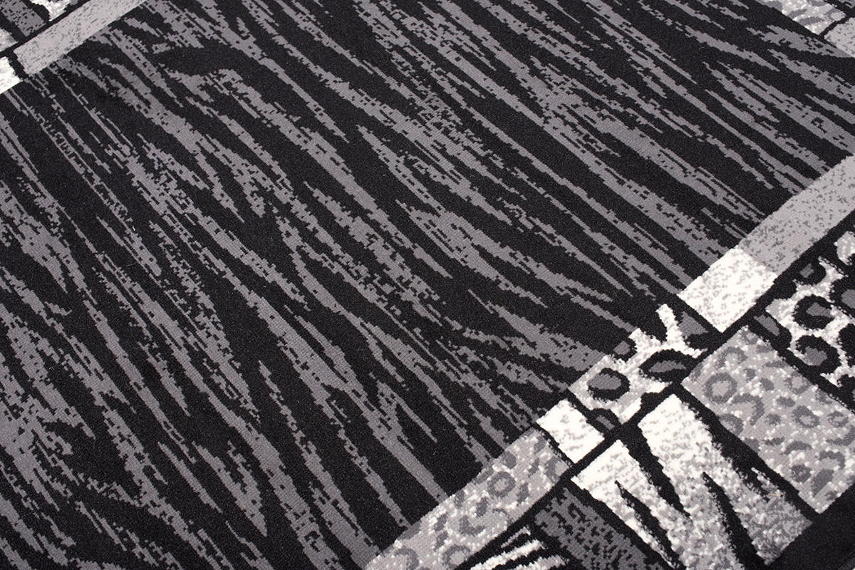 Thumbnail - Tapiso Teppich, Schwarz, Grau, Textil, 130x190 cm, in verschiedenen Größen erhältlich, pflegeleicht, Teppiche & Böden, T...