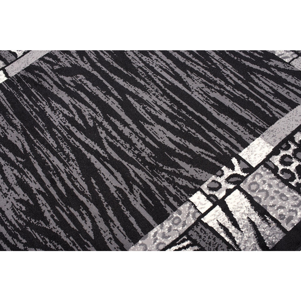 Thumbnail - Tapiso Teppich, Schwarz, Grau, Textil, 160x230 cm, in verschiedenen Größen erhältlich, pflegeleicht, Teppiche & Böden, T...