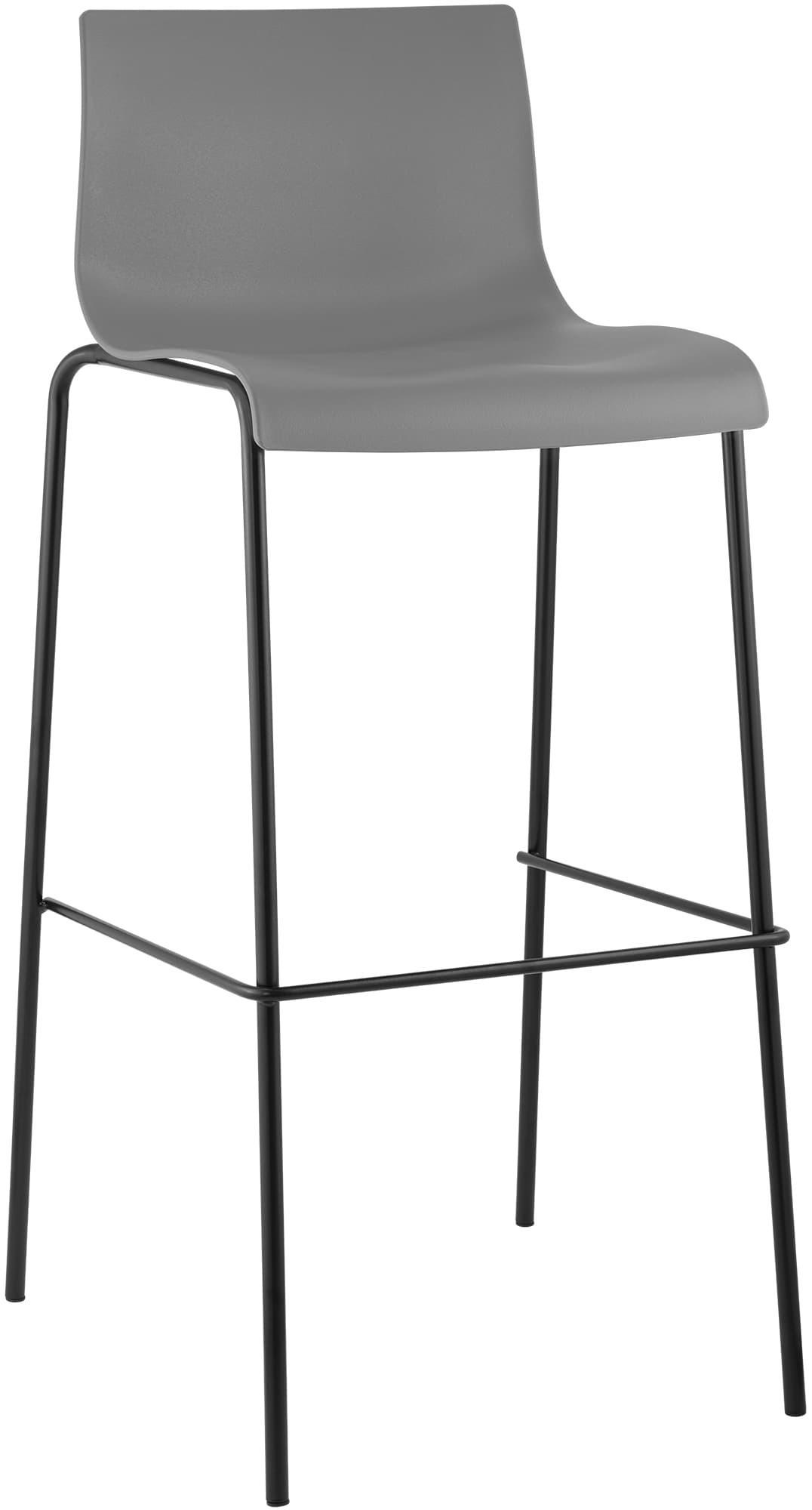 BARHOCKER Hover 100x43x48 cm grau - Grau, Kunststoff (43/100/48cm) - furnicato