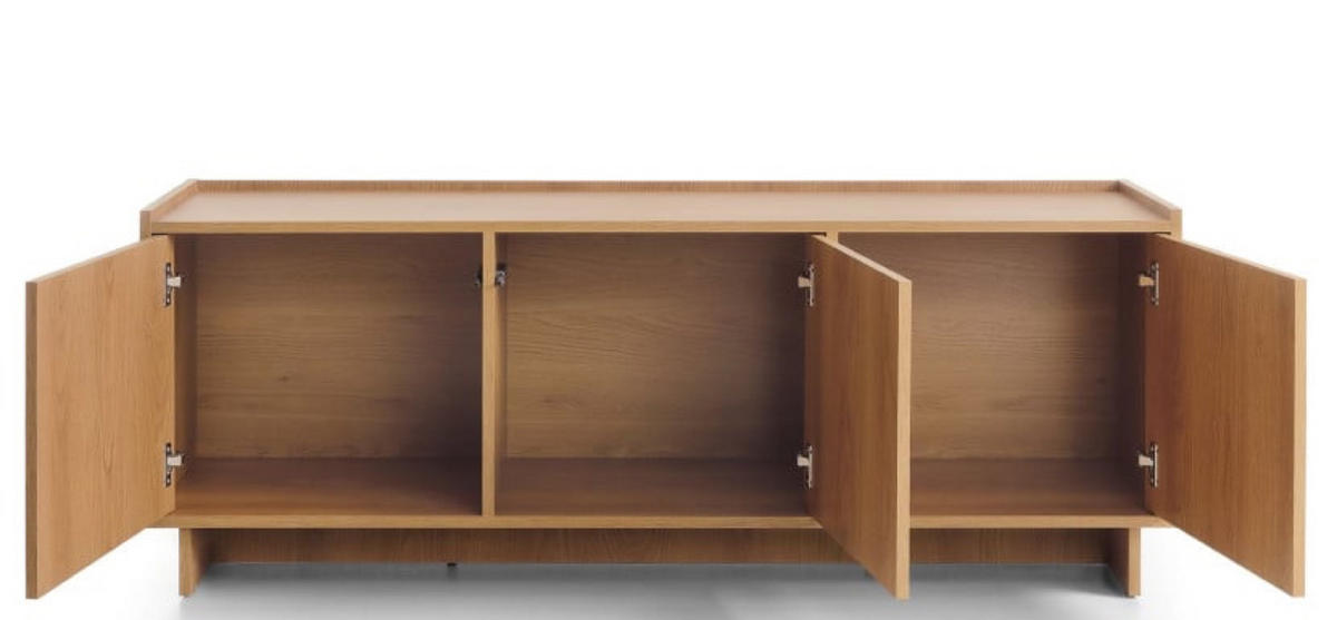 TV-SCHRANK Eiche Rtv - Eichefarben, Holzwerkstoff (147/55/39cm) - Sepro Meble