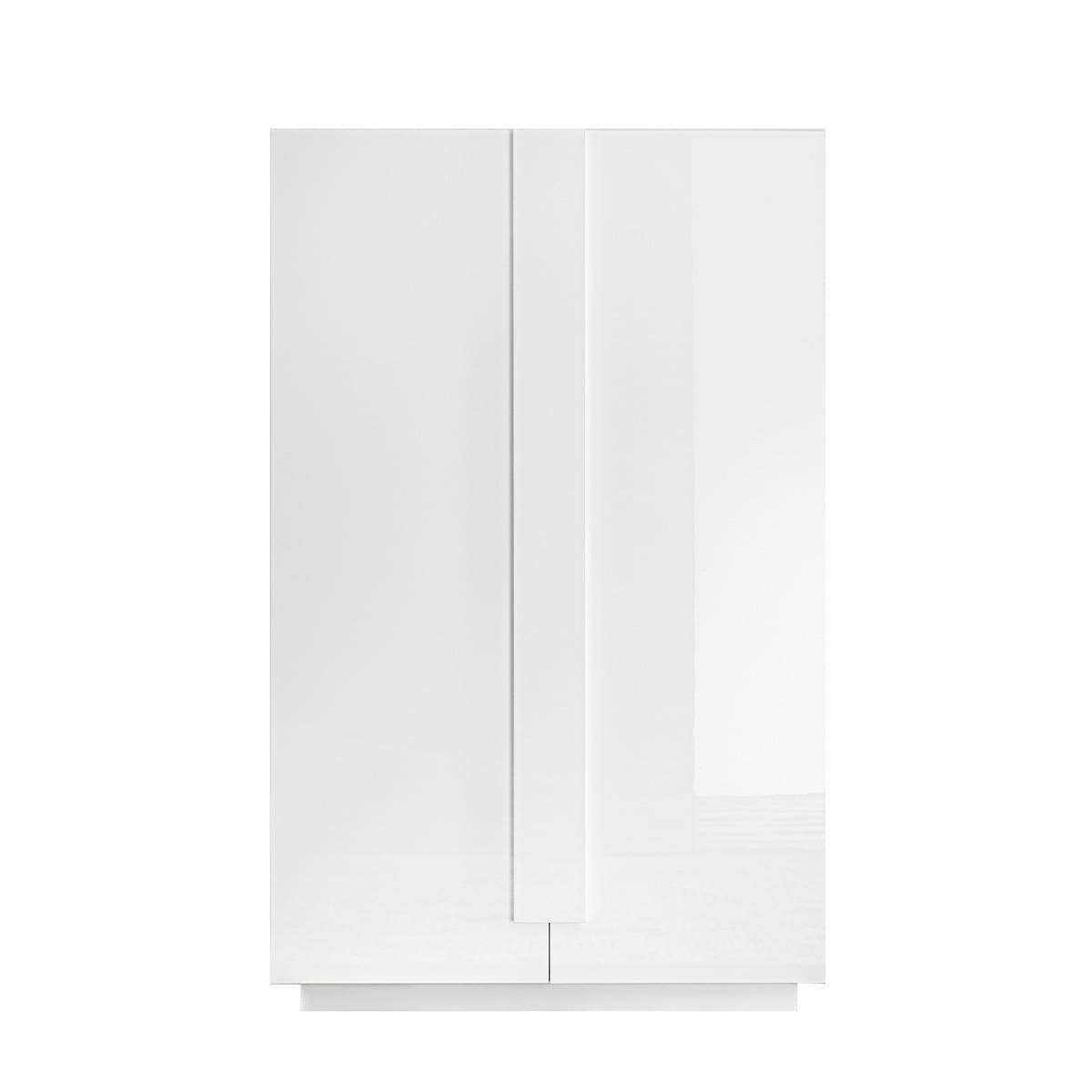 HIGHBOARD mit 2 Türen L182 cm - Jupiter - Weiß, Holzwerkstoff (121/193/44cm) - Calicosy