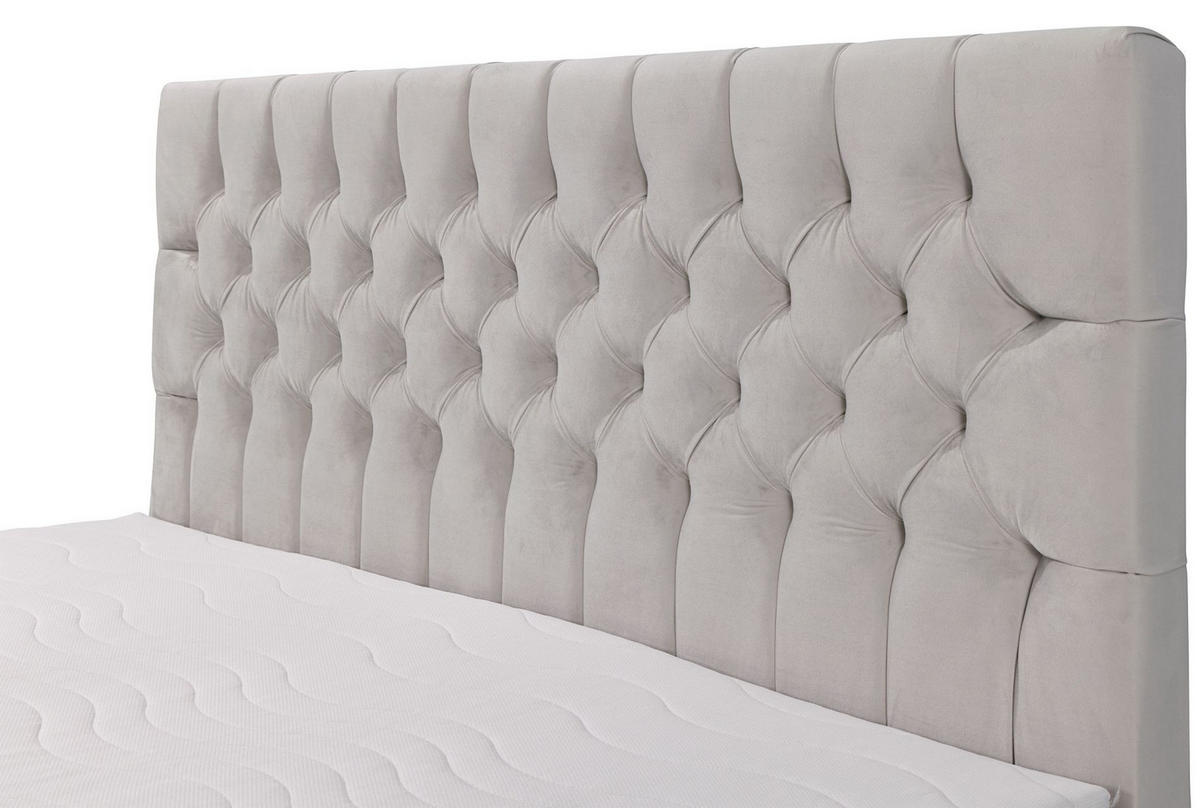 BOXBETT Daissy Hellbeige Samt 140x200 cm - Ecru, Textil (140/200cm) - Selsey