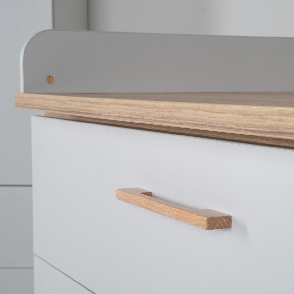 WICKELKOMMODE Caro - Grau, Holzwerkstoff (117/104/78cm) - Roba