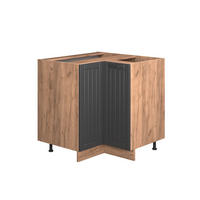 Honigeiche/Dunkelgrau, Holzwerkstoff (80.5/82/60cm) - Vicco