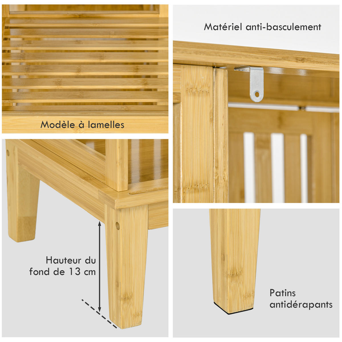 KLEIDERSCHRANK Braun 1 Stück - Braun, Naturmaterialien (35/165/145cm) - GiPP