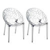 STAPELSTUHL 2er Set Denver Kunststoff Transparent Esszimmerstuhl - Transparent, Kunststoff (59/80/60cm) - DELUKE