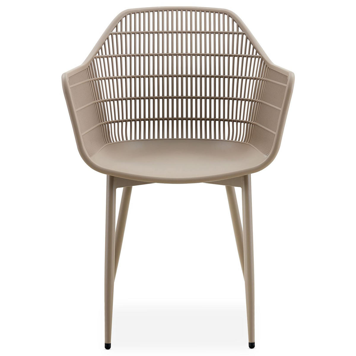 GARTENSTÜHLE MARGHERITA 4er-Set champagne - Champagner, Textil (60/86/52cm) - IDIMEX