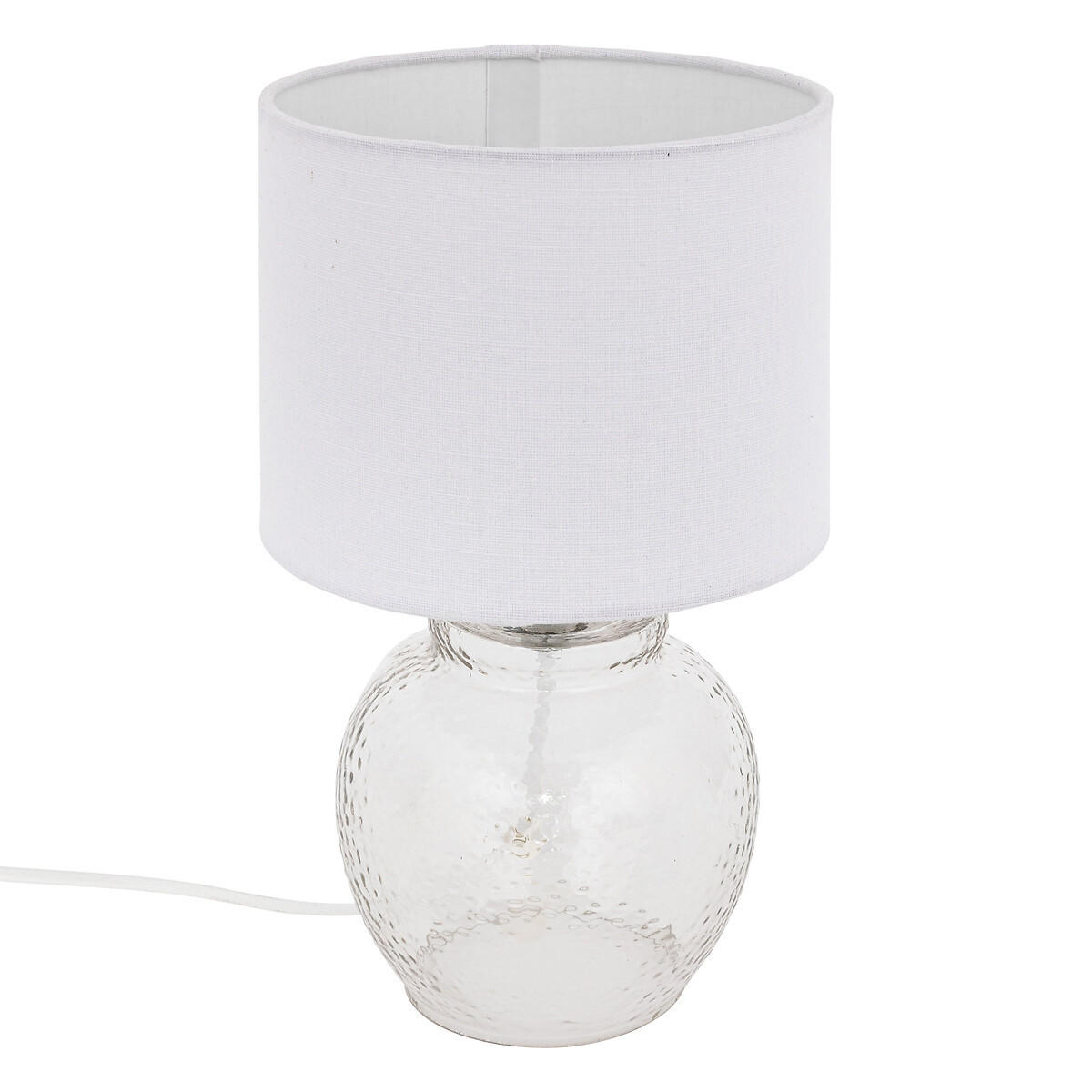 TISCHLAMPE Glas Teve 30 cm - Weiß, Glas (16.5/16.5/30cm) - Atmosphera Createur d´interieur