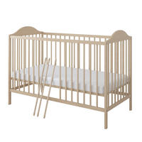 BABYBETT 60x120 cm in natur - Naturfarben, Holzwerkstoff (60/120cm) - Kids Collective