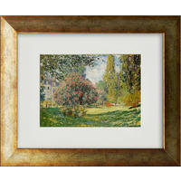 BILD gerahmt 30x35 cm Claude Monet „Il Parco Monceau“ - Beige, Holz (40/33cm) - artissimo