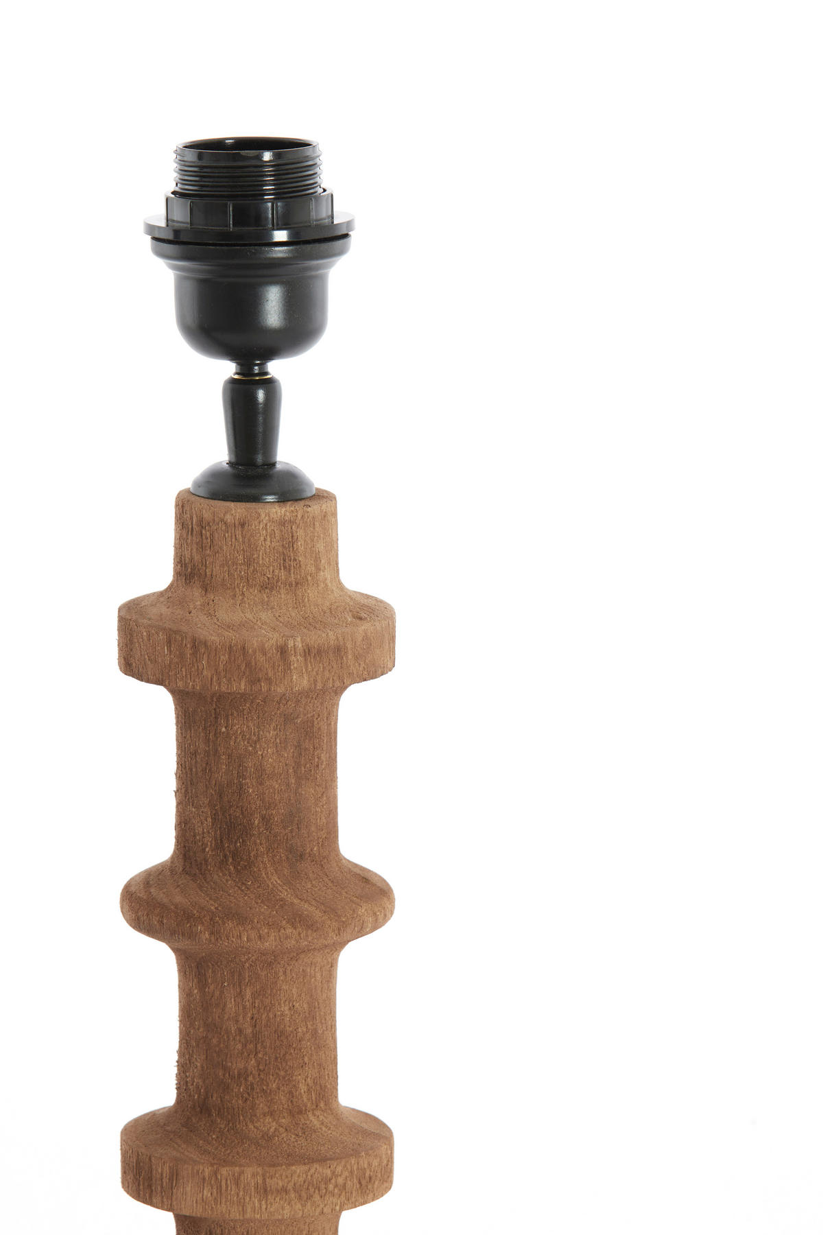 LAMPENSOCKEL Cecily Grau 16/16/45 cm - Grau, Holz (16/16/45cm) - Light & Living