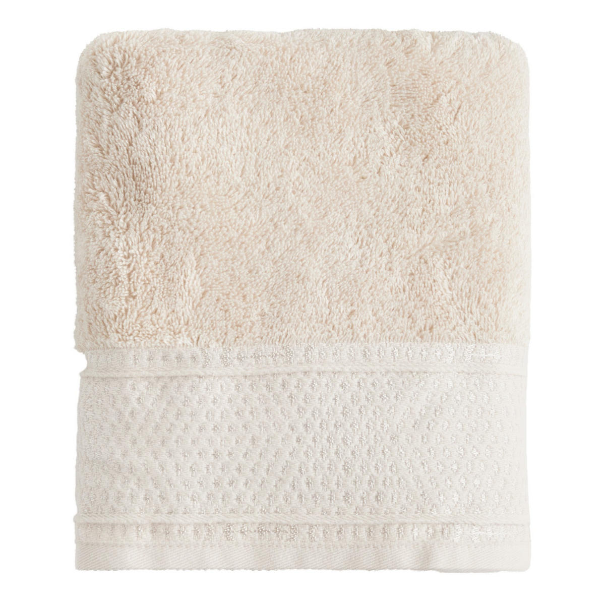 HANDTUCH AUS äGYPTISCHER BAUMWOLLE Destello - Beige, Textil (50/90cm) - home&you