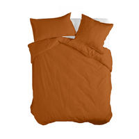 BETTBEZUG basic 220x220 cm (komfortgrösse) terrakota - Terra cotta, Textil (220/220cm) - Happy Friday