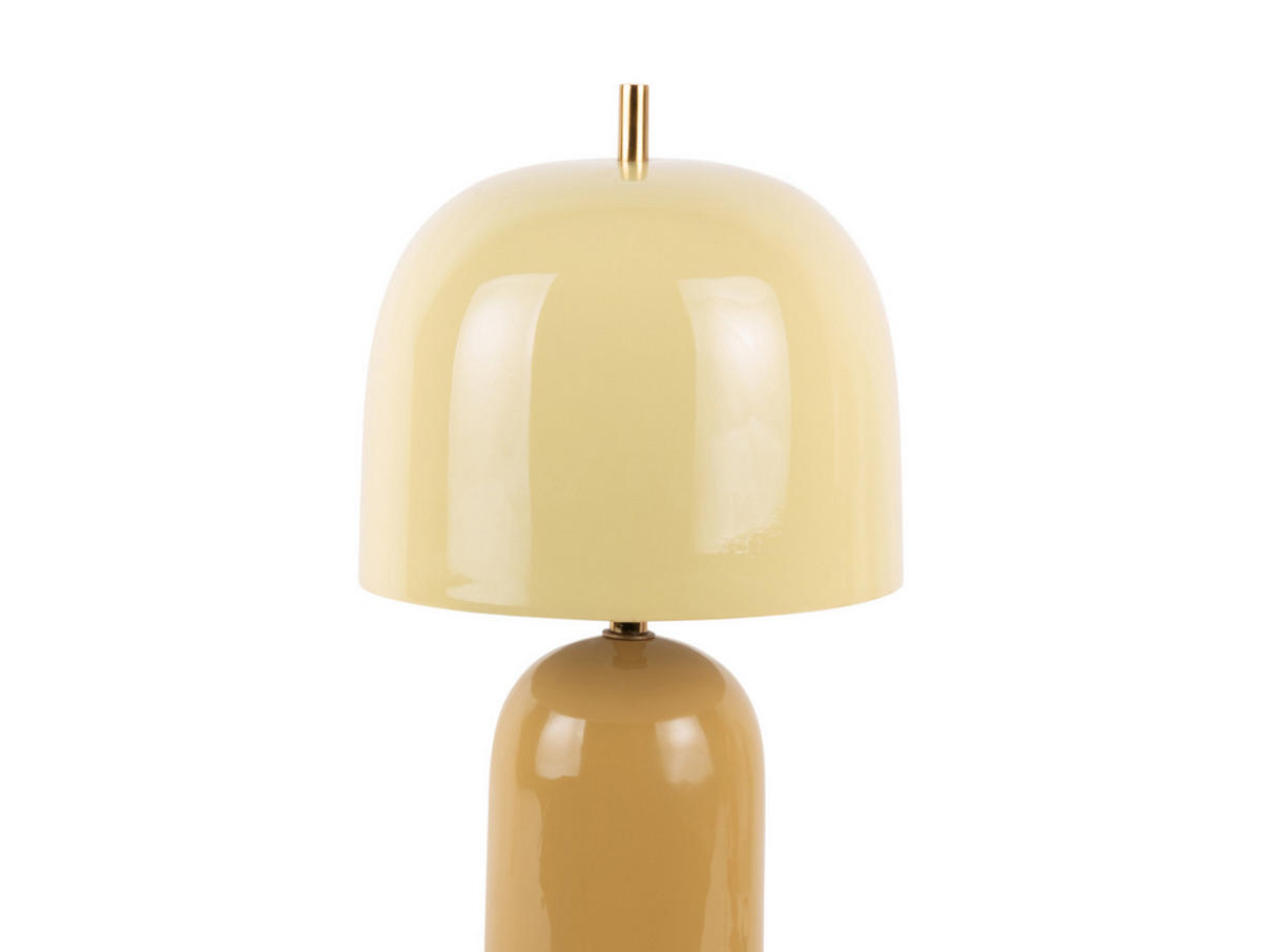 TISCHLAMPE Rico 20/20/43 cm - Gelb, Metall (20/20/43cm) - Leitmotiv
