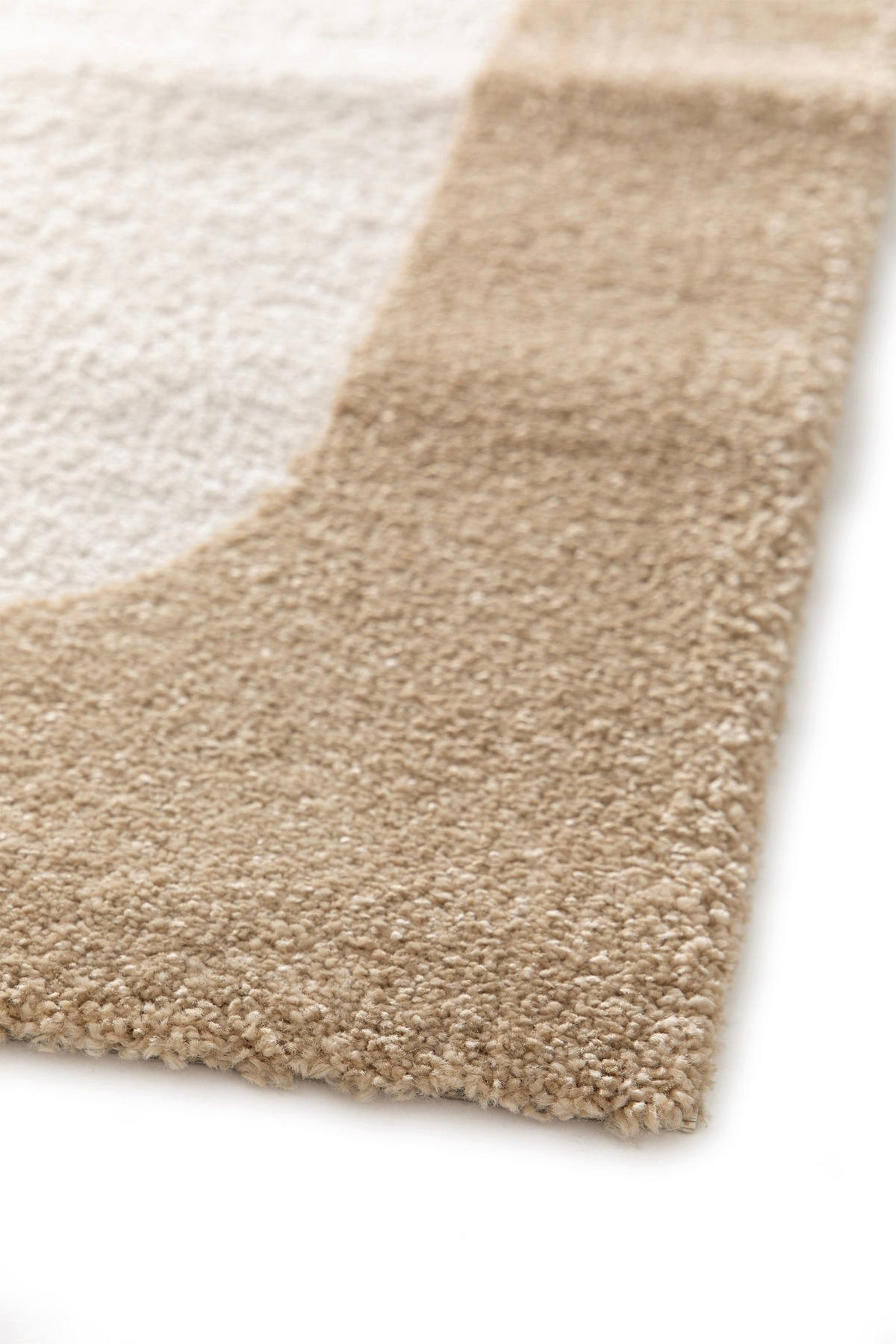 TEPPICH, Weicher, eleganter Reliefteppich beige - Beige, Textil (120/170cm) - AFK Living