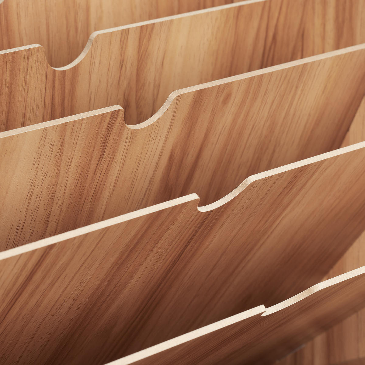 ULOŽENIE dokumentov - hnedá, kompozitné drevo (34/27/27cm) - Relaxdays