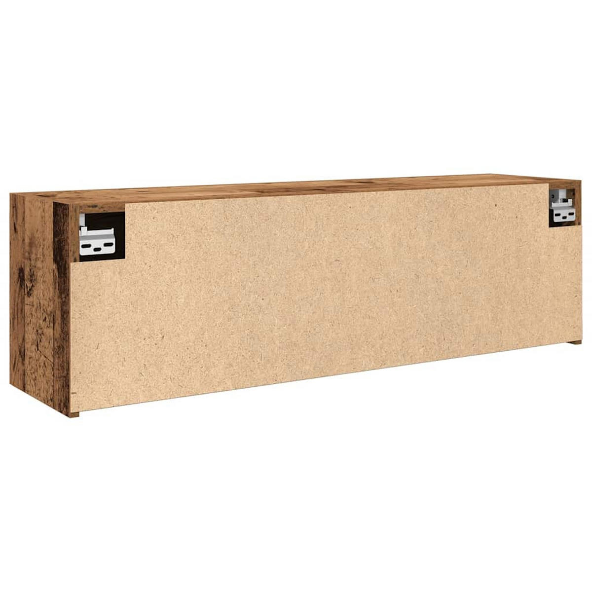 BAD-WANDSCHRANK Altholz-Optik 100/25/30 Cm Holzwerkstoff - Dunkelbraun, Holzwerkstoff (25/30/100cm) - vidaXL