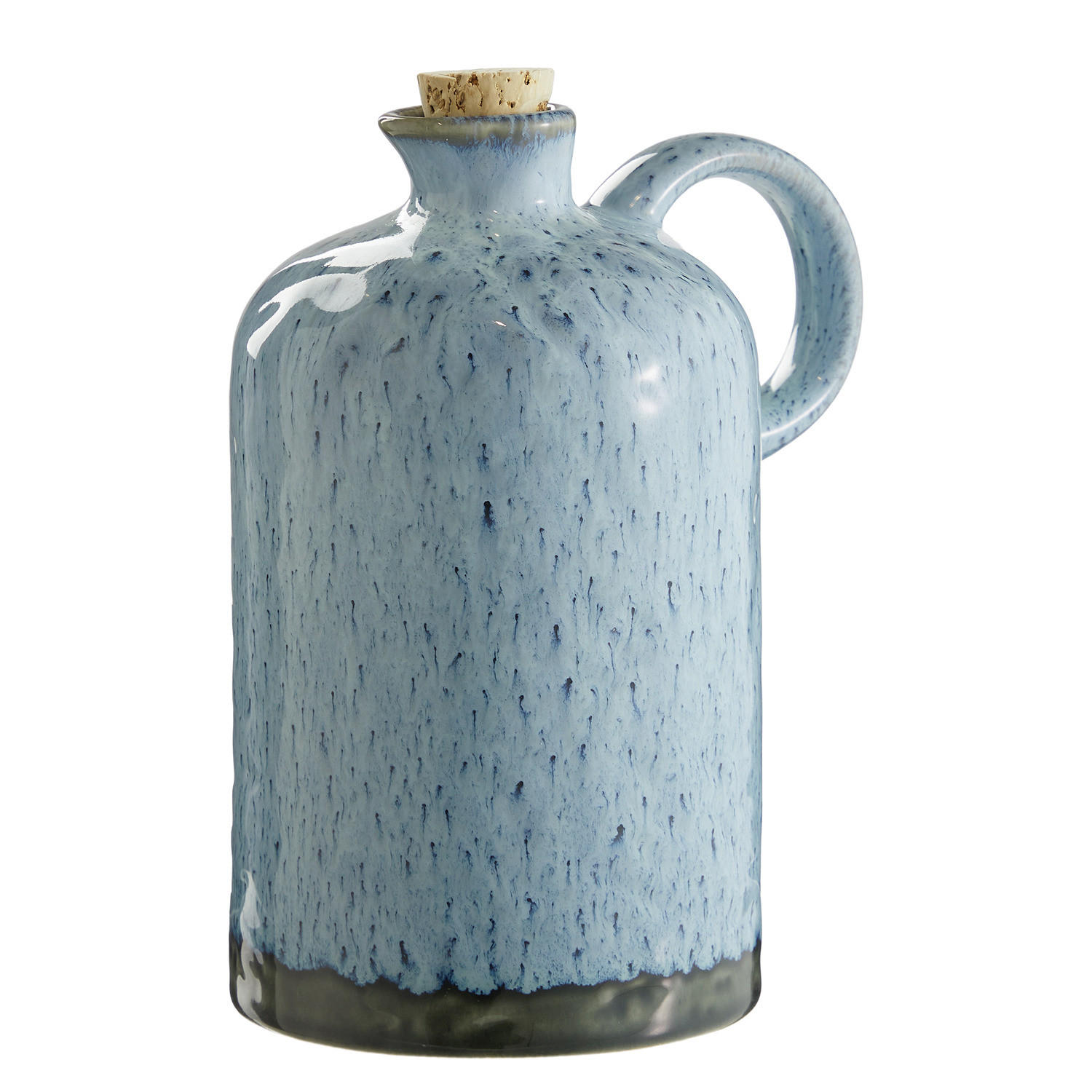 BUTLERS Ölflasche PORTIMAO - Blau, Keramik (10/19/14cm) - Butlers