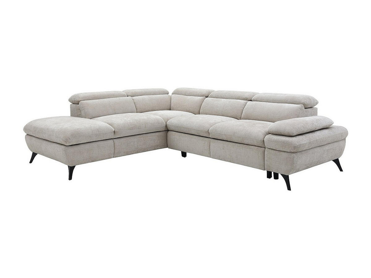 SCHLAFSOFA - 5 Personen - Stoff - Beige - - Beige, Textil (280/79/233cm) - Vente-Unique