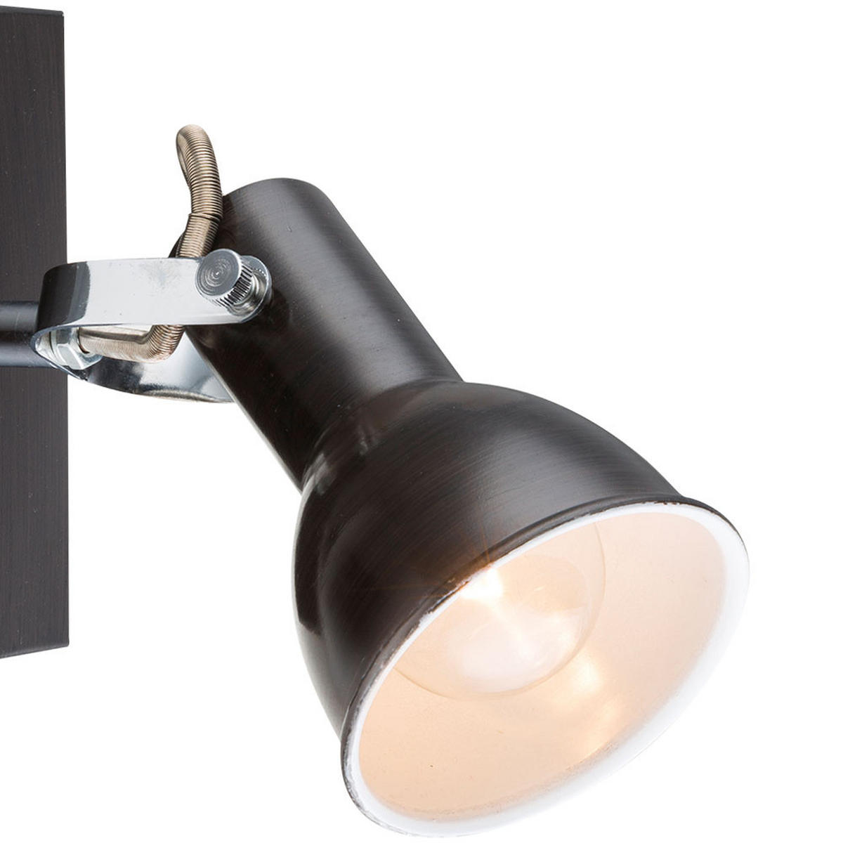 WANDLEUCHTE XENIA Metall Braun - Braun, Metall (8/15.5/14cm) - Globo Lighting