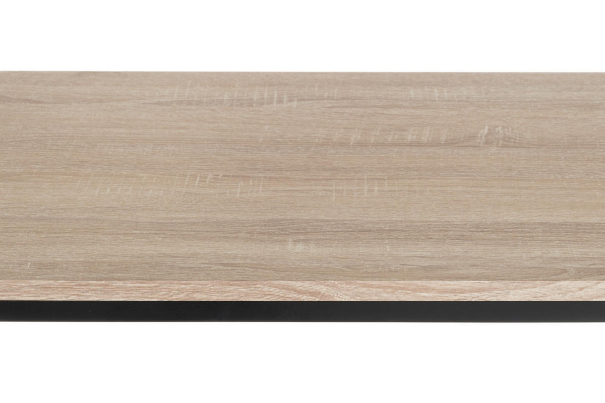 SCHUHREGAL mit Bank 30/80/51 cm - Schwarz, Metall (80/51/30cm)